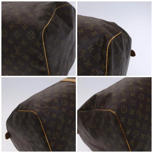 LOUIS VUITTON Monogram Keepall 60 Boston Bag M41422 LV Auth BD700 - Picture 16 of 16
